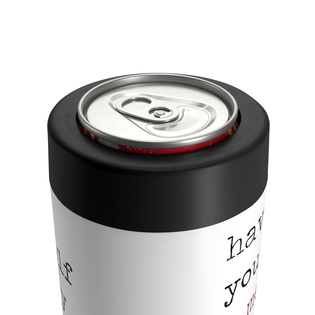 Have Yourself A Merry Little Christmas Print Stainless Steel Can Holder