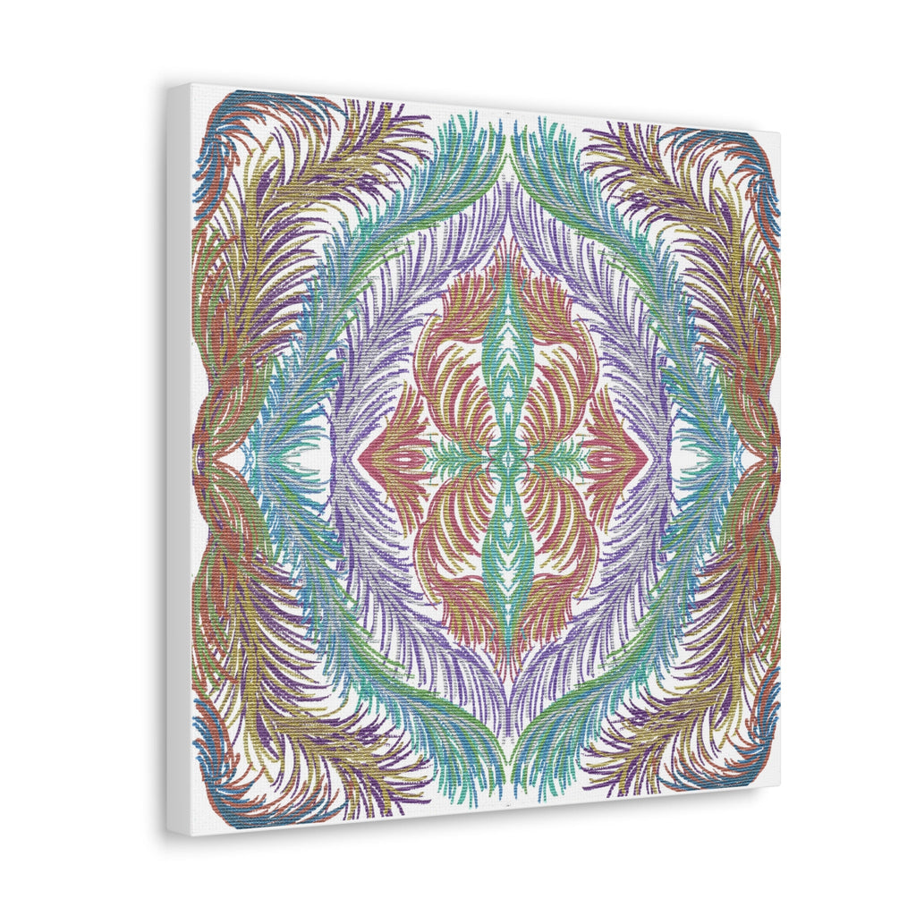 Space Feathers Variation 3 Caden Caraco Canvas Gallery Wrap
