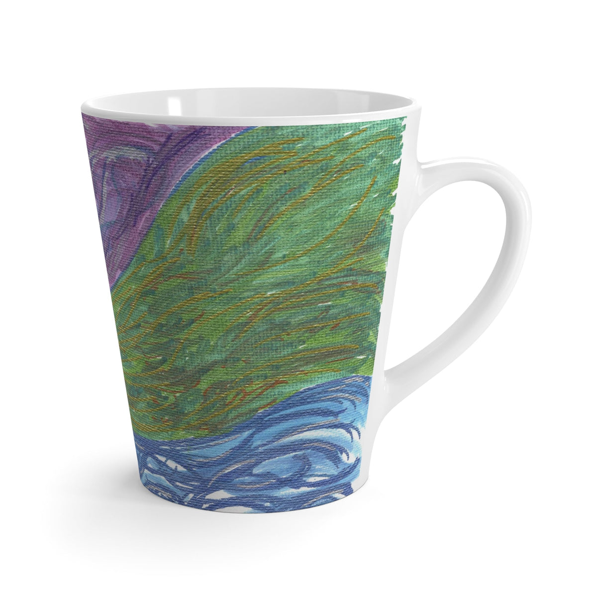 Lumerian Landscape Caden Caraco Art Print Latte Coffee Mug