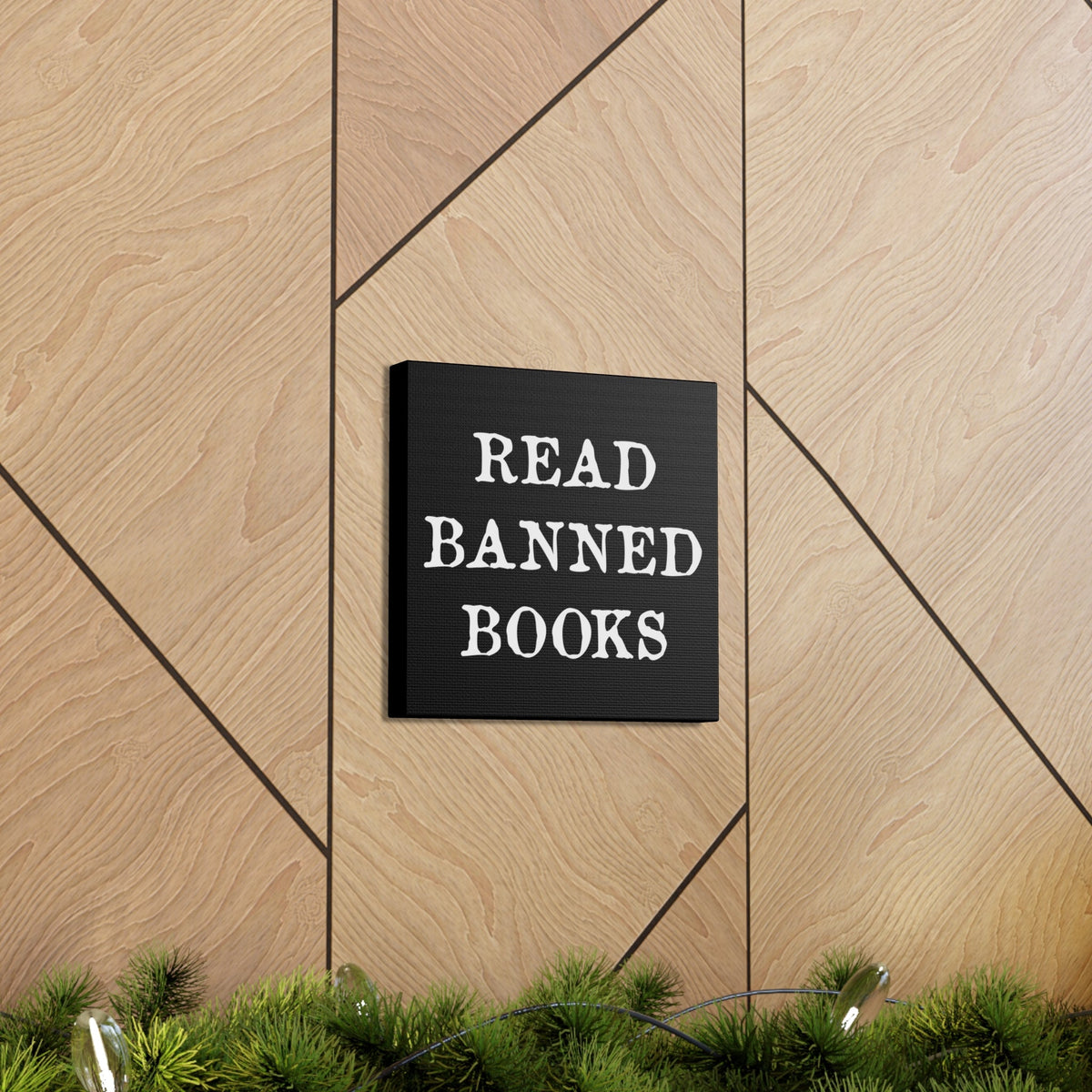 Read Banned Books Canvas Gallery Wraps