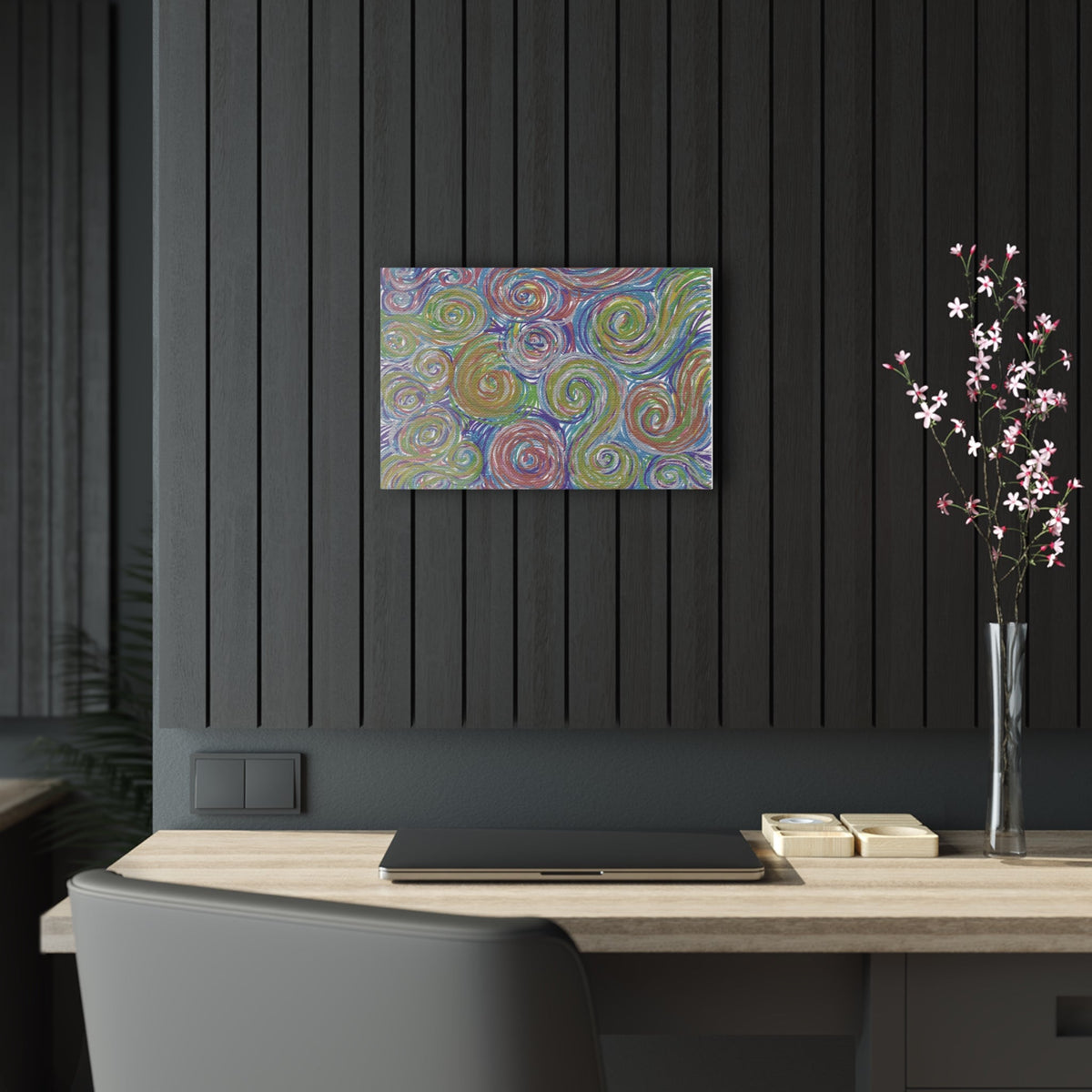 Swirls Of Spirals Caden Caraco Art Acrylic Print
