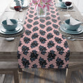 Halloween Bats Pink Fall Autumn Cotton Poly Table Runner