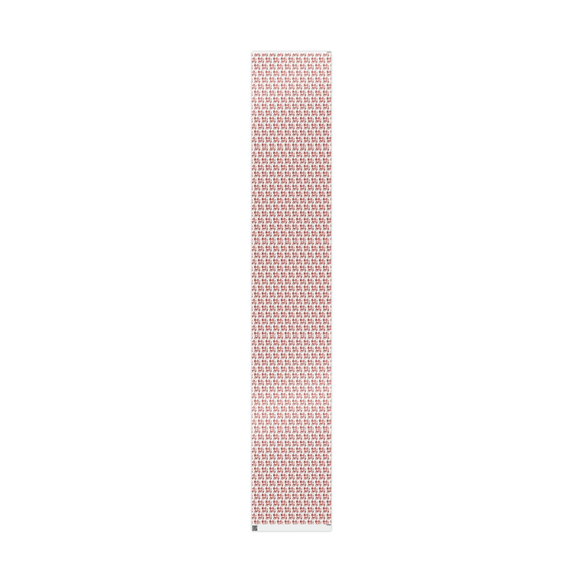 Holly Jolly Season Retro Style Christmas Print Holiday Gift Wrap Paper - Glossy Or Matte