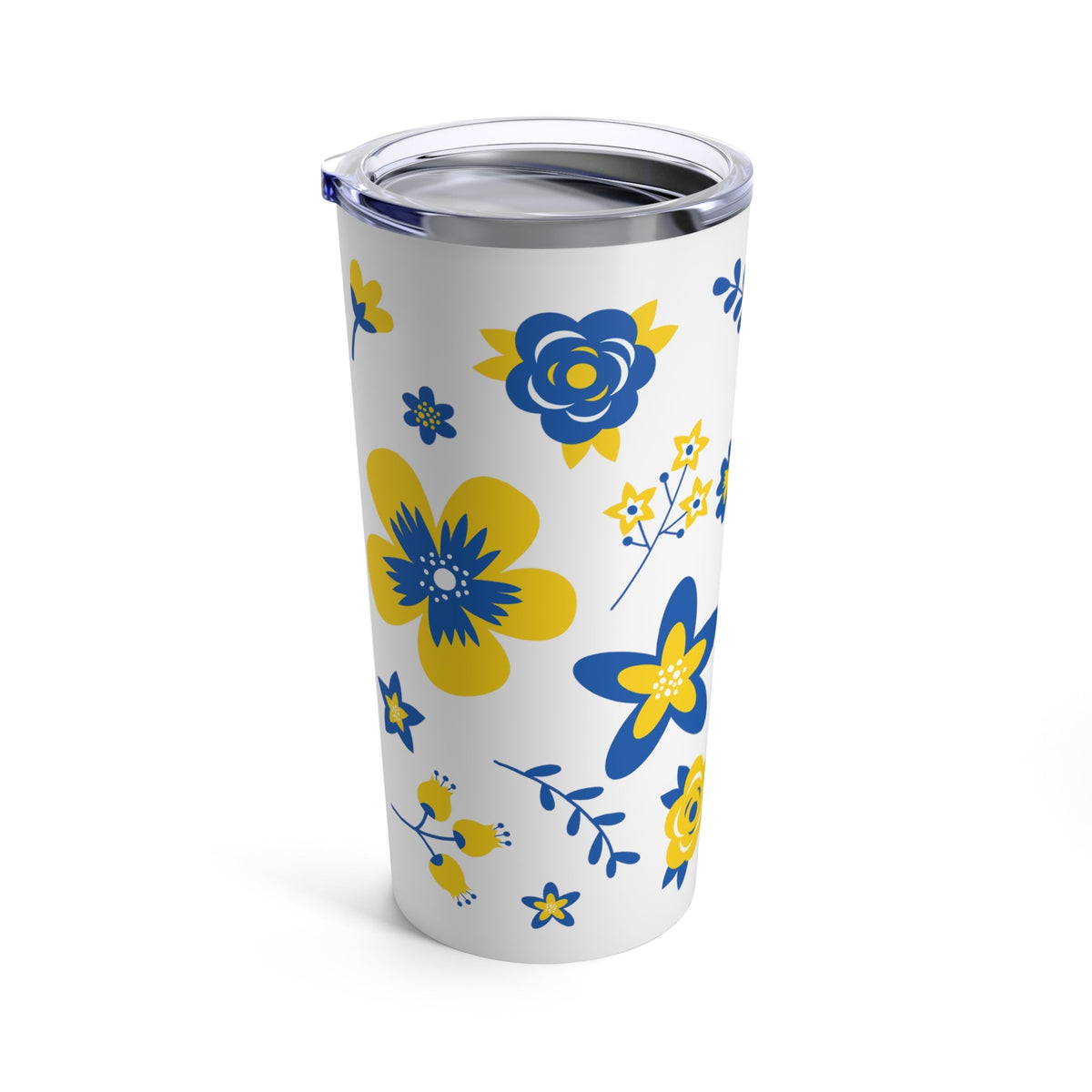 Ukraine Country Flowers Stainless Steel Tumbler 20oz