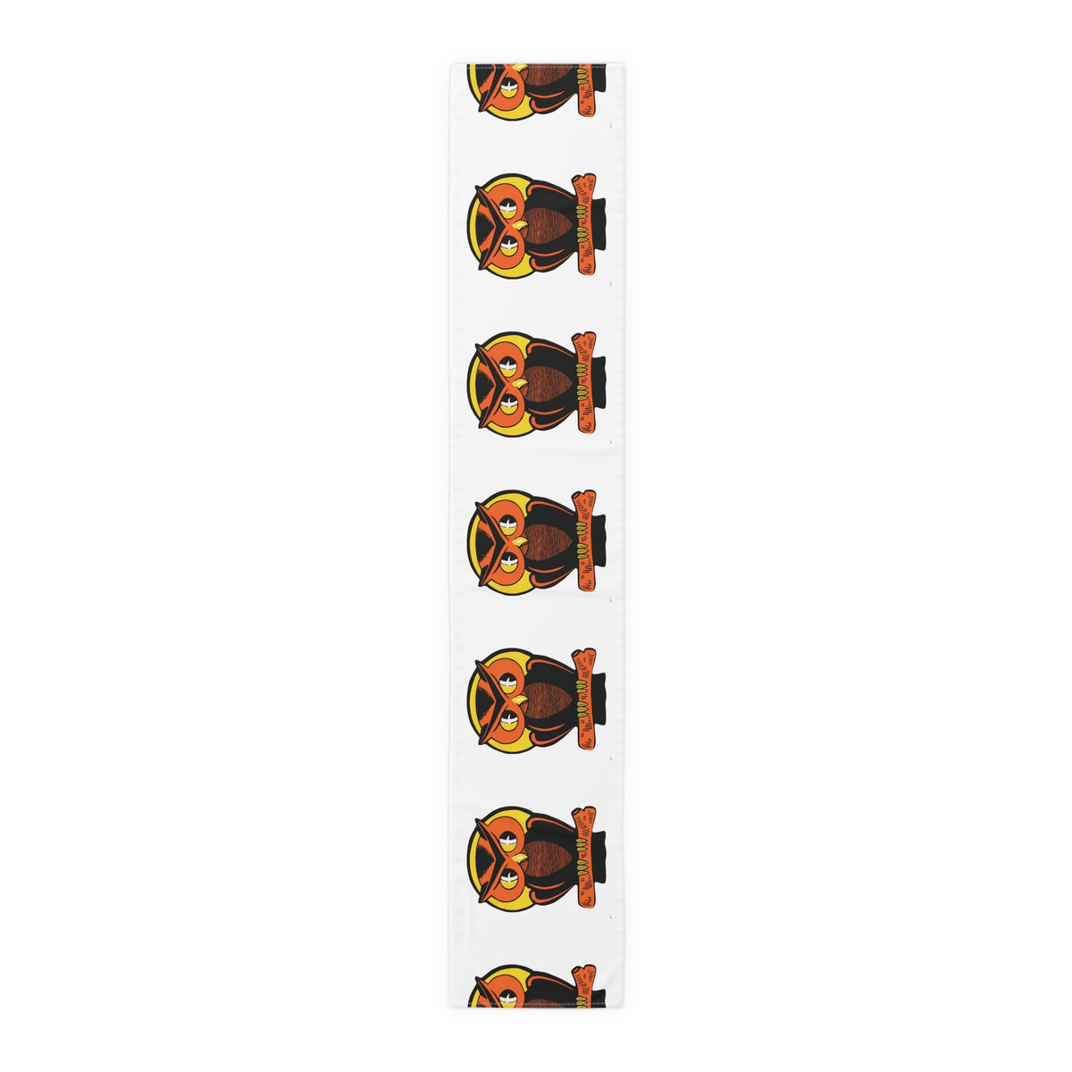 Halloween Owl Retro Halloween Print Decor Cotton Poly Table Runner