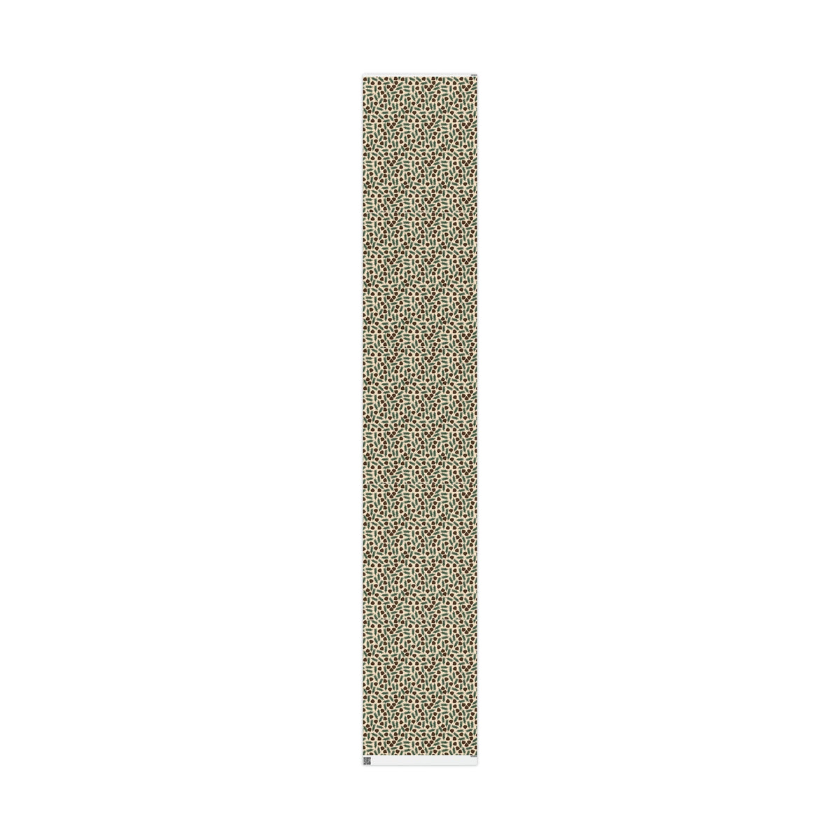 Pinecones With Sprigs Of Pine Cute Winter Christmas Print Holiday Gift Wrap Paper - Glossy Or Matte