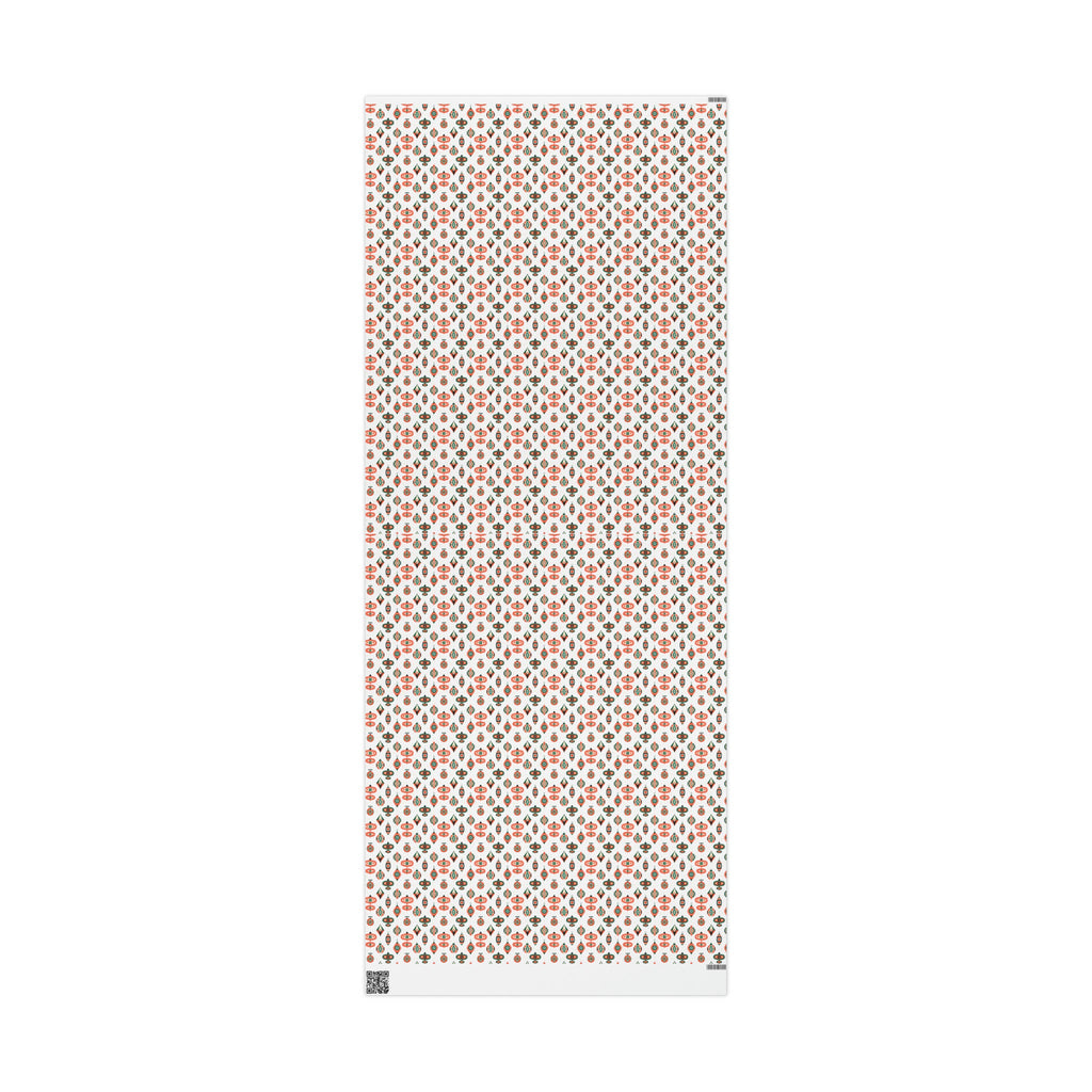 Atomic Retro Christmas Ornaments Atomic Retro Style Christmas Holiday Gift Wrap Paper - Glossy Or Matte