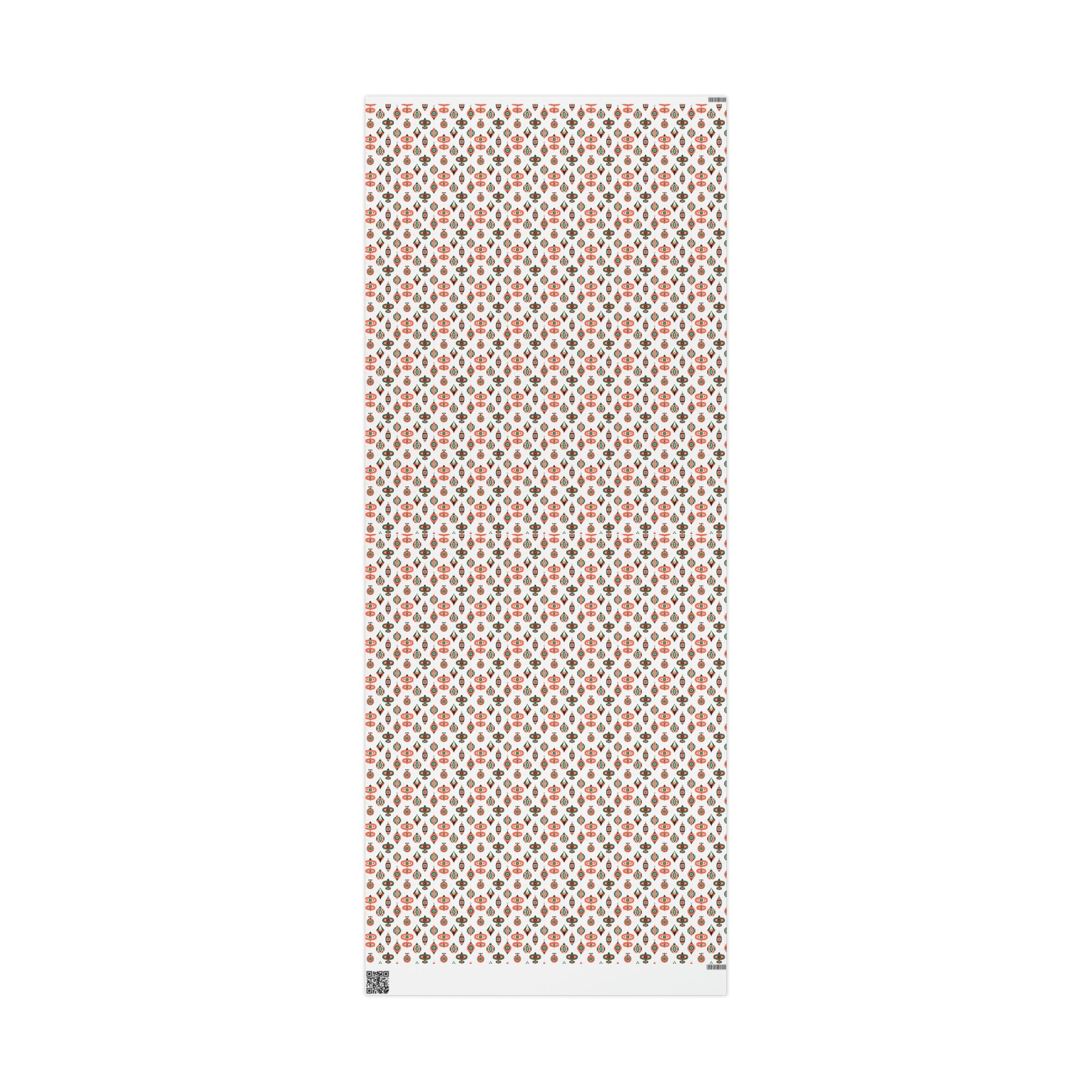 Atomic Retro Christmas Ornaments Atomic Retro Style Christmas Holiday Gift Wrap Paper - Glossy Or Matte