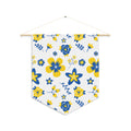 Ukraine Country Flowers Spring Decor Print Wall Hanging Banner Flag