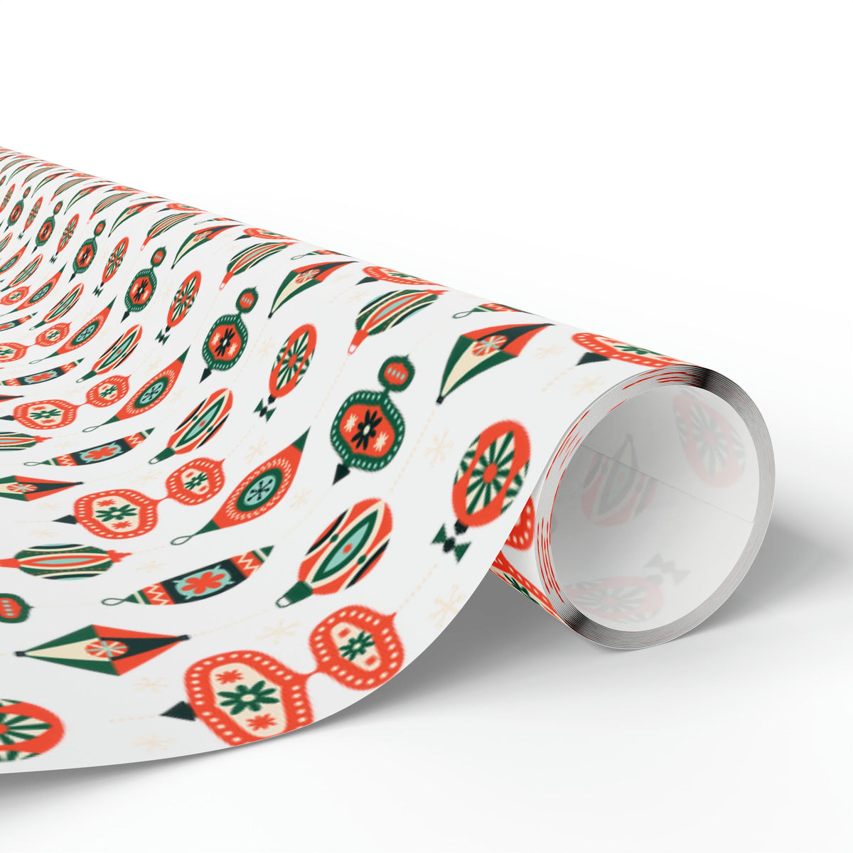 Atomic Retro Christmas Ornaments Atomic Retro Style Christmas Holiday Gift Wrap Paper - Glossy Or Matte