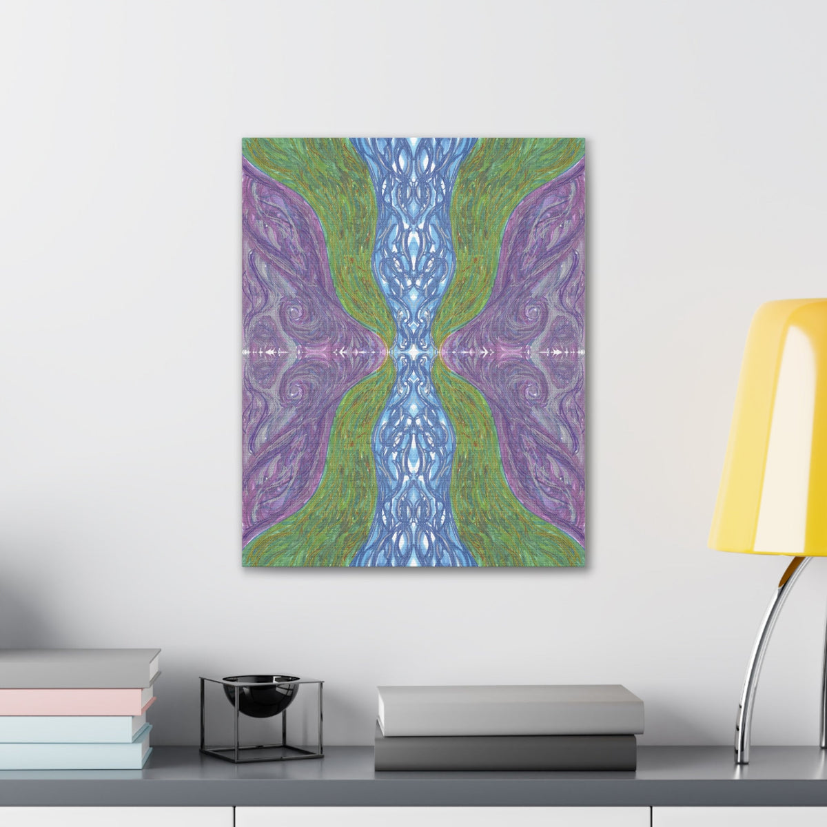 Lumerian Stream Caden Caraco Art Canvas Gallery Wrap