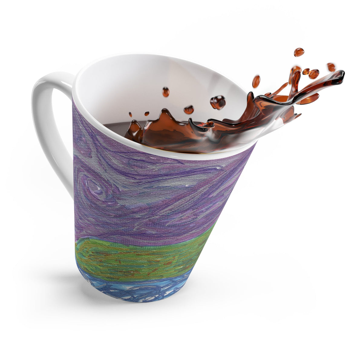 Lumerian Landscape Caden Caraco Art Print Latte Coffee Mug