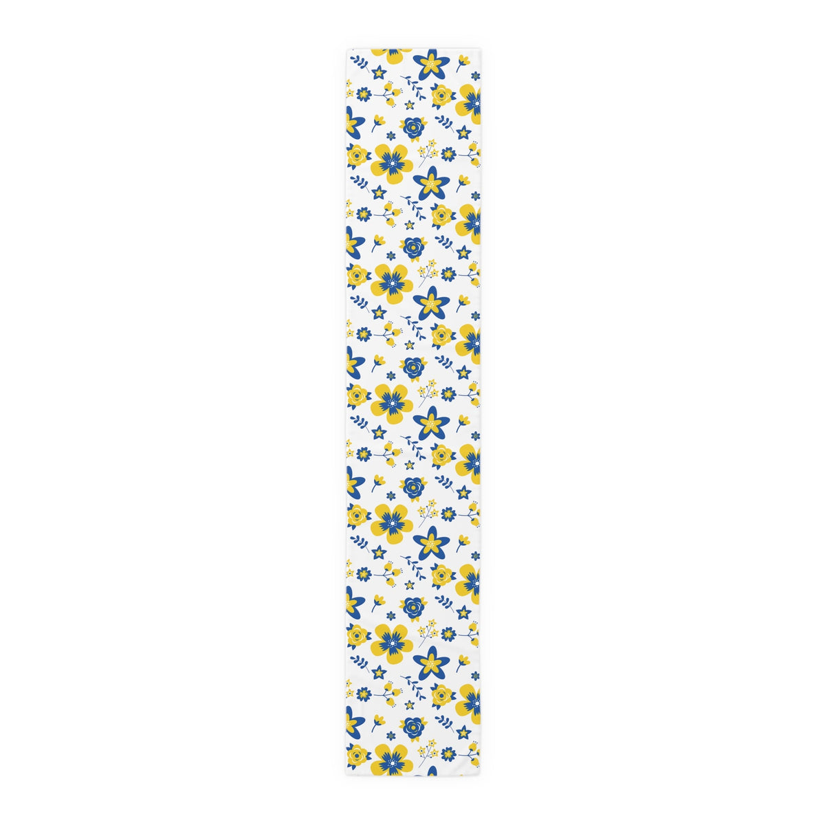 Ukrainian Country Flowers Spring Polyester Table Runner