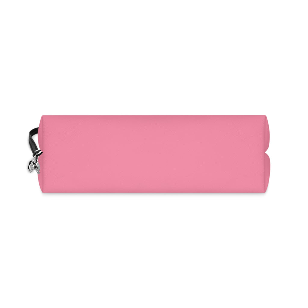 It's A Wonderful Life Christmas Wreath Pink Makeup Bag