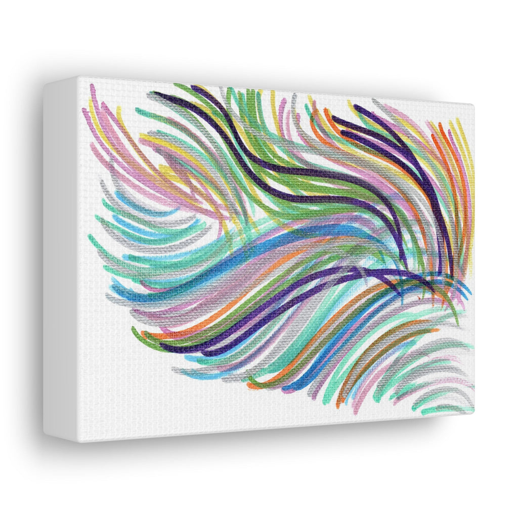 Space Feather Caden Caraco Canvas Gallery Wrap