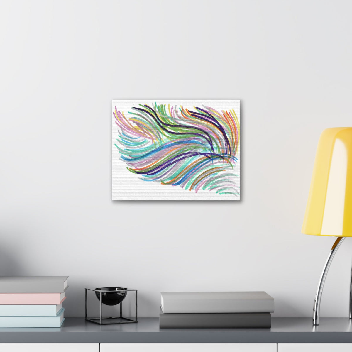 Space Feather Caden Caraco Canvas Gallery Wrap