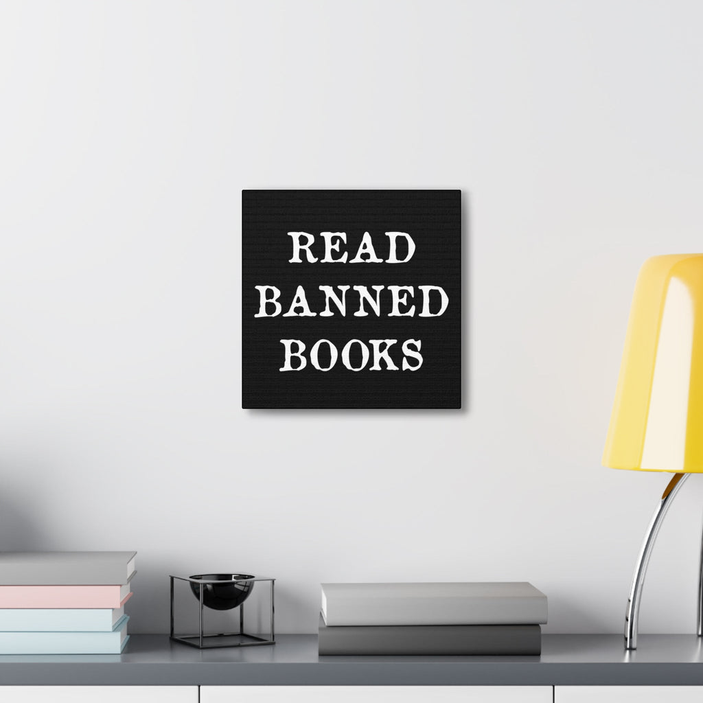Read Banned Books Canvas Gallery Wraps