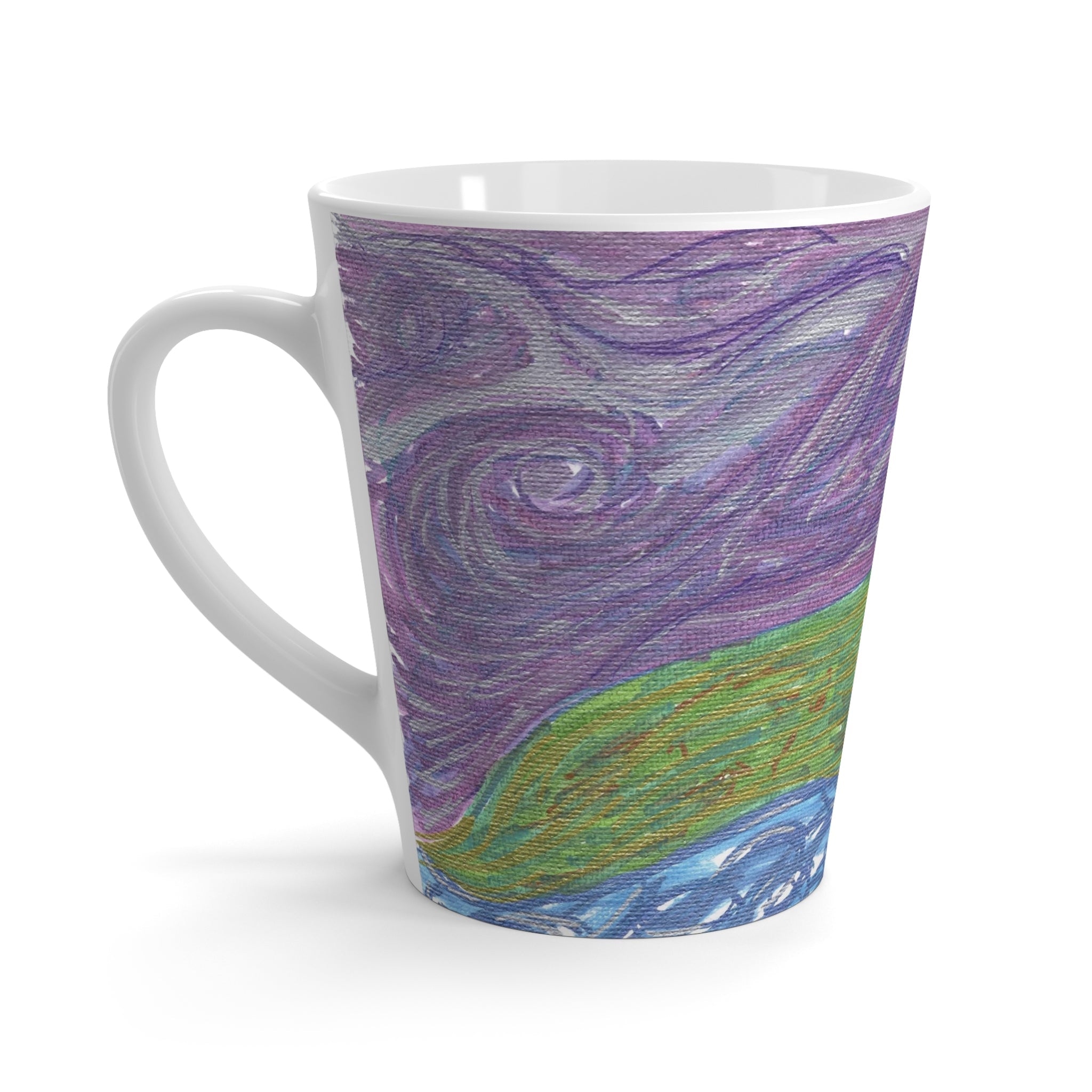 Lumerian Landscape Caden Caraco Art Print Latte Coffee Mug