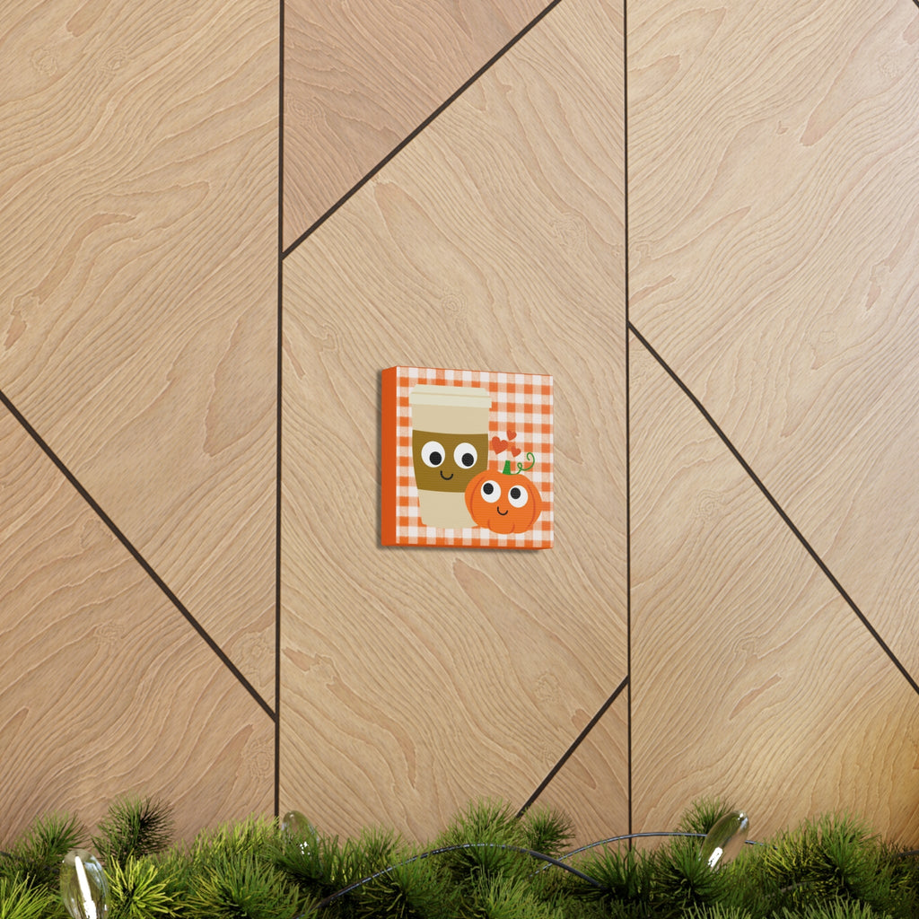 Pumpkin Spice Love Fall Print Canvas Gallery Wrap
