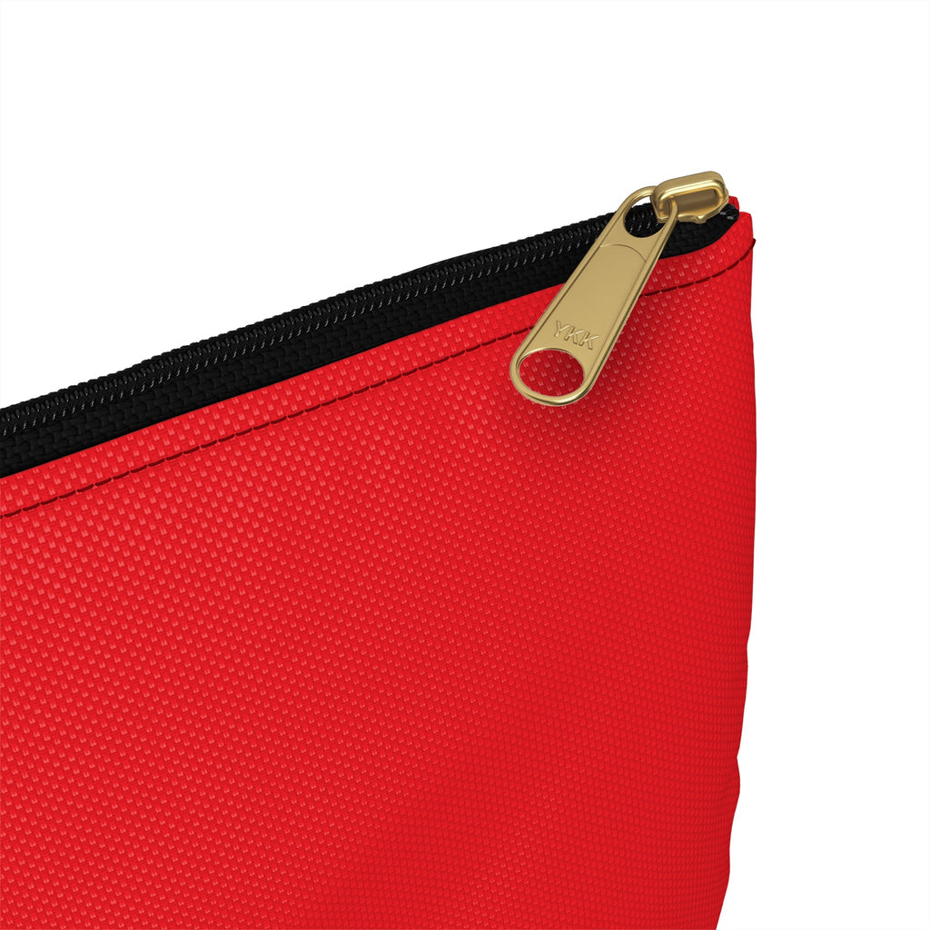 Happy Kwanzaa Rainbow Red Polyester Accessory Pouch Travel Bag