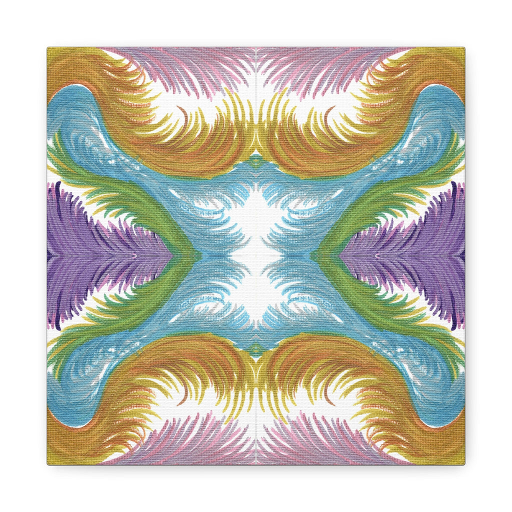 Lyran Feathers Variation 2 Caden Caraco Canvas Gallery Wrap