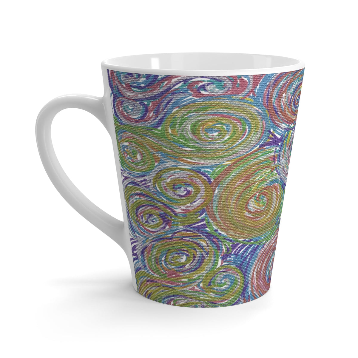 Swirls Of Spirals Caden Caraco Coffee Latte Mug