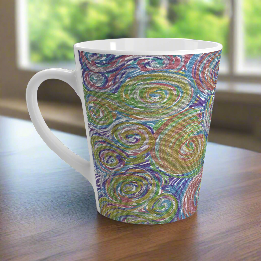 Swirls Of Spirals Caden Caraco Coffee Latte Mug