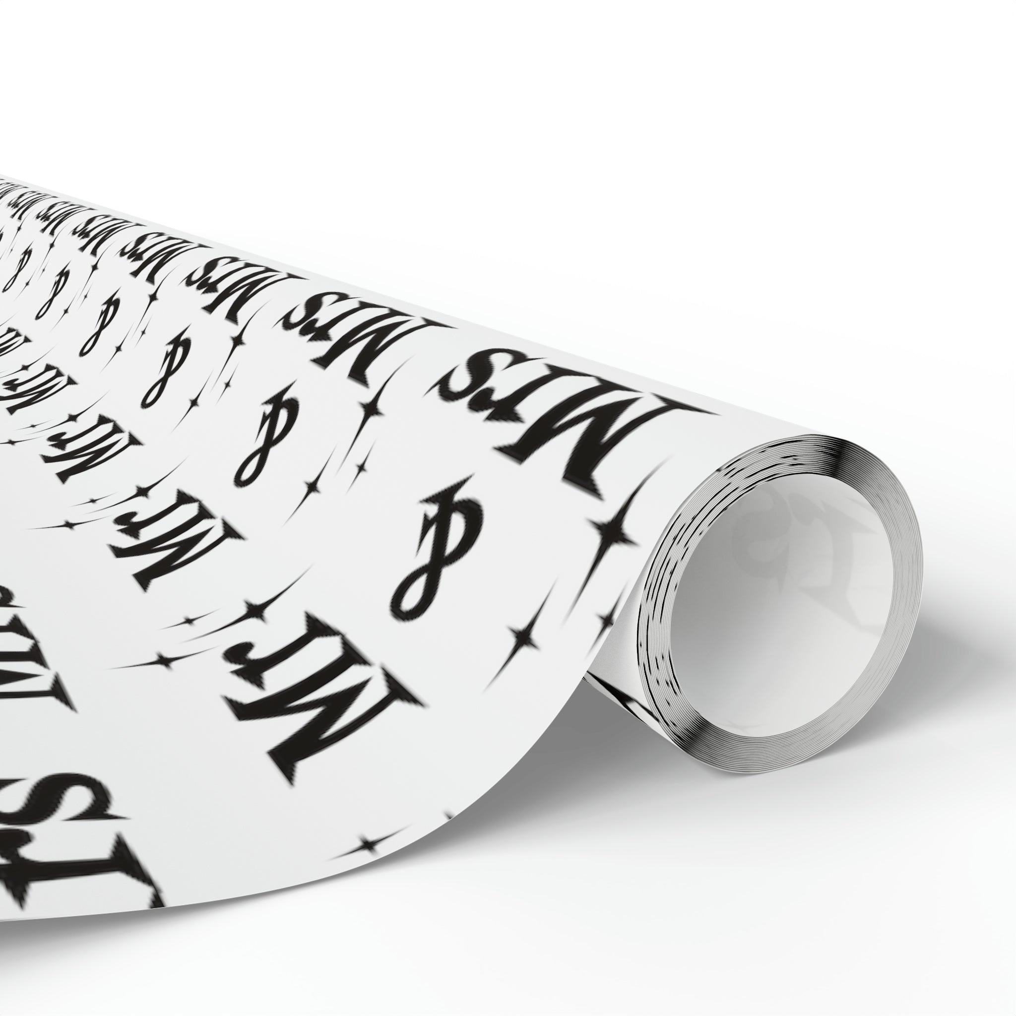 Mr. And Mrs. Atomic Mid Century Retro Style Wedding Holiday Gift Wrap Paper - Glossy Or Matte