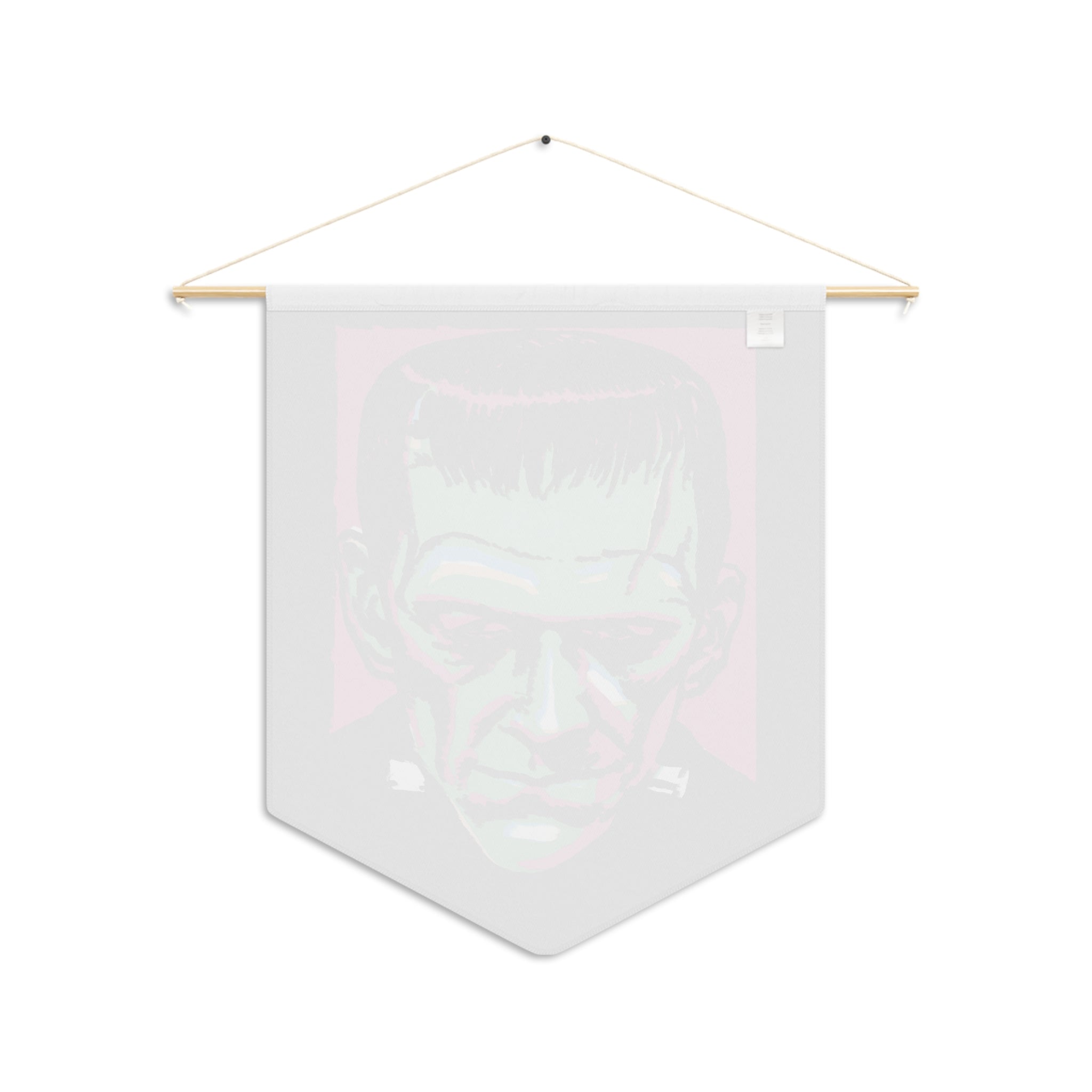 Retro Frankenstein Monster Gothic Print Pennant Banner Flag