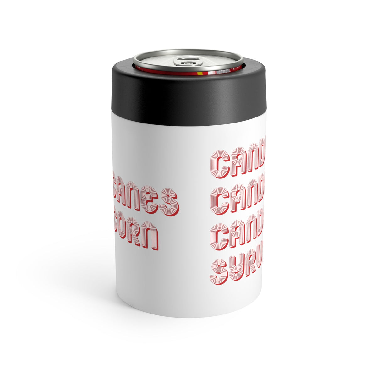 The Elf Four Main Food Groups Candy Candy Canes Candy Corn Syrup Christmas Elf Inspired Stainless Steel Can Holder