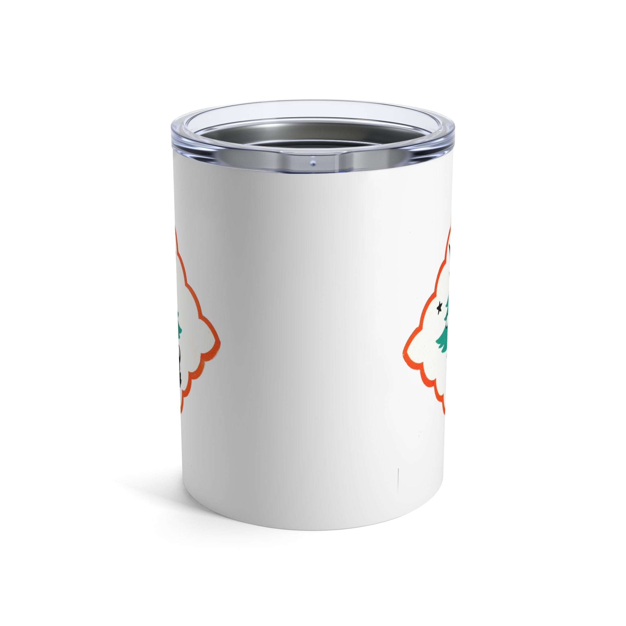 Scottie Christmas Tree Retro Christmas Print Stainless Steel Tumbler 10oz