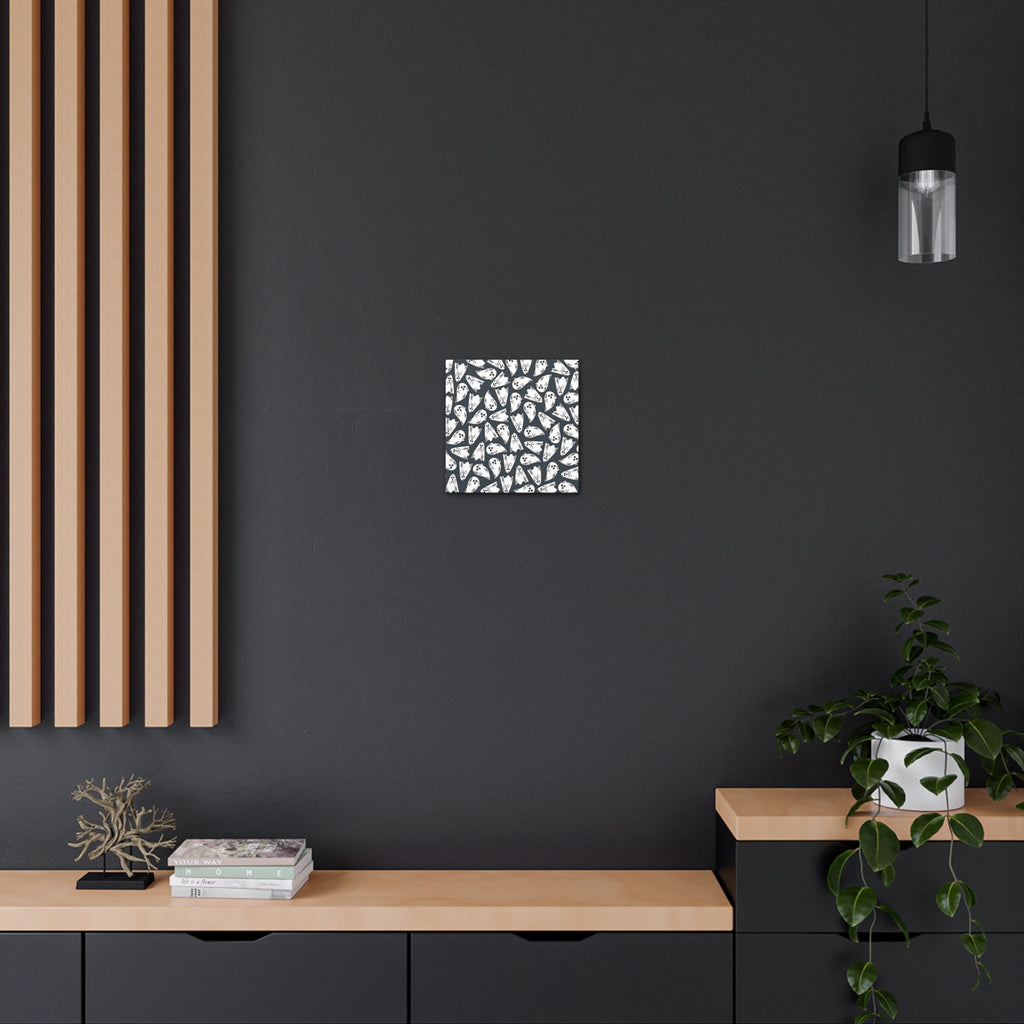 Cute Halloween Ghosts Print Canvas Gallery Wrap