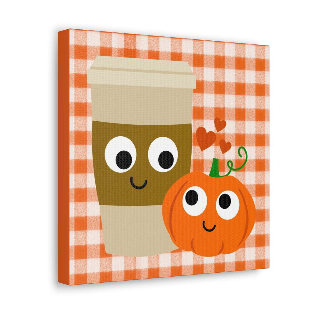 Pumpkin Spice Love Fall Print Canvas Gallery Wrap