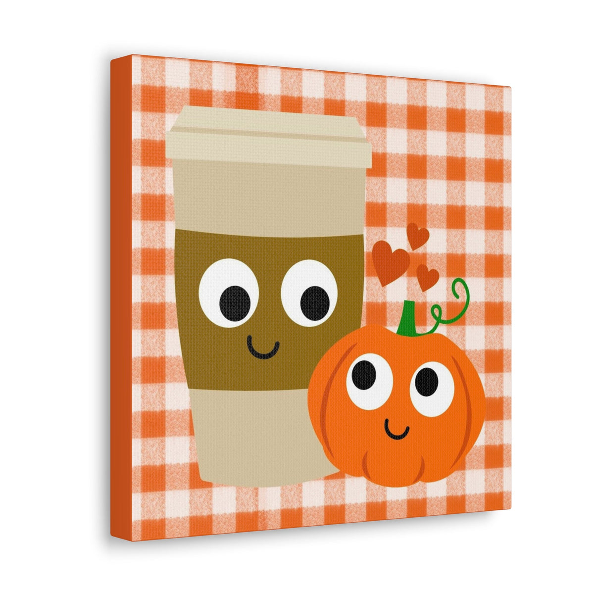 Pumpkin Spice Love Fall Print Canvas Gallery Wrap
