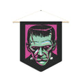 Retro Frankenstein Monster Gothic Print Pennant Banner Flag