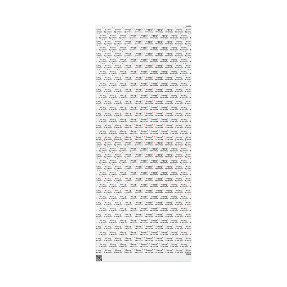 Happy Kwanzaa Starburst Atomic Retro Style Holiday Gift Wrap Paper - Glossy Or Matte
