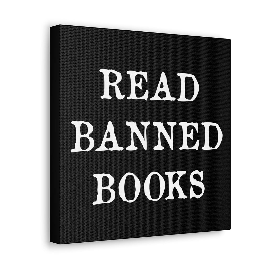 Read Banned Books Canvas Gallery Wraps