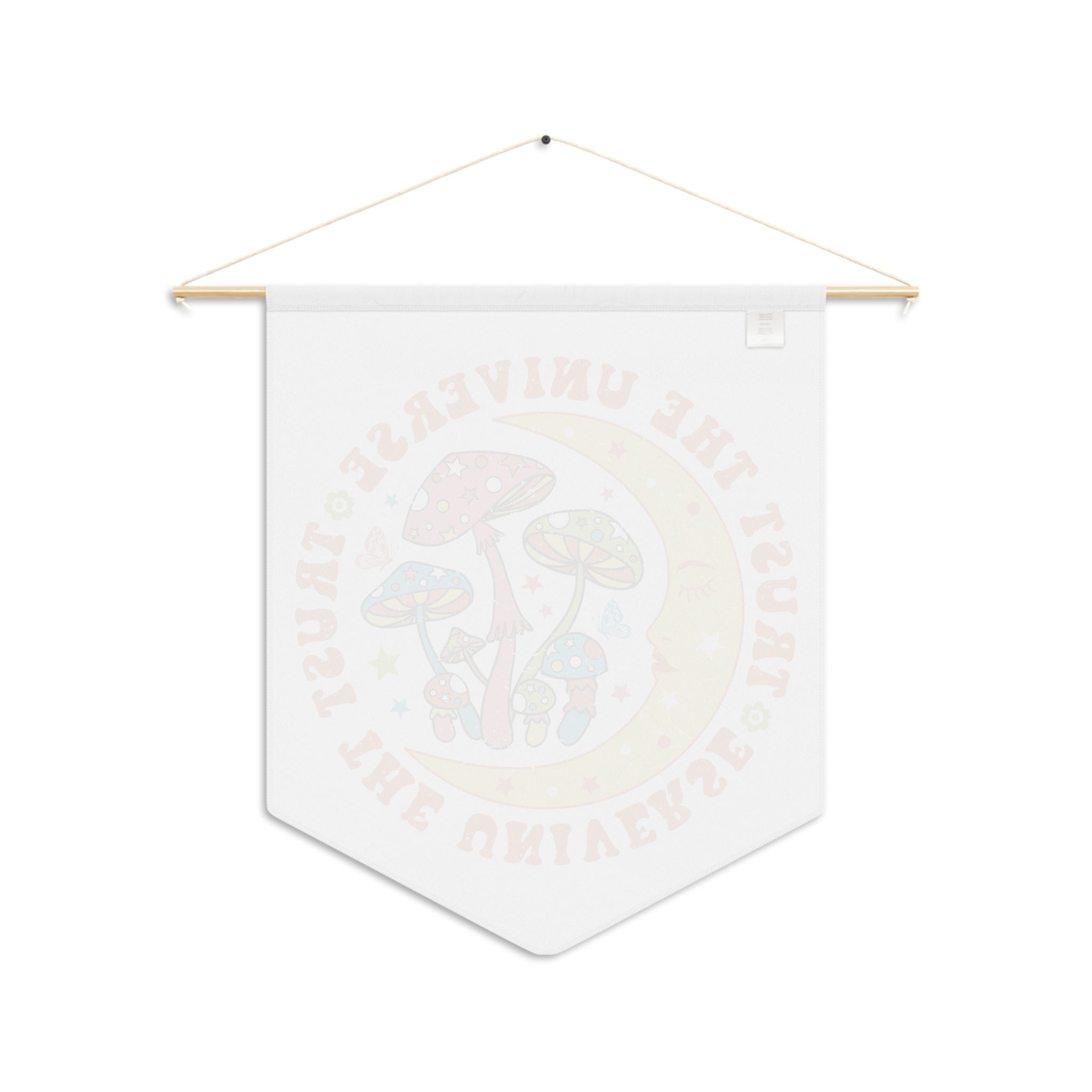 Trust The Universe Celestial Print Wall Hanging Banner Flag