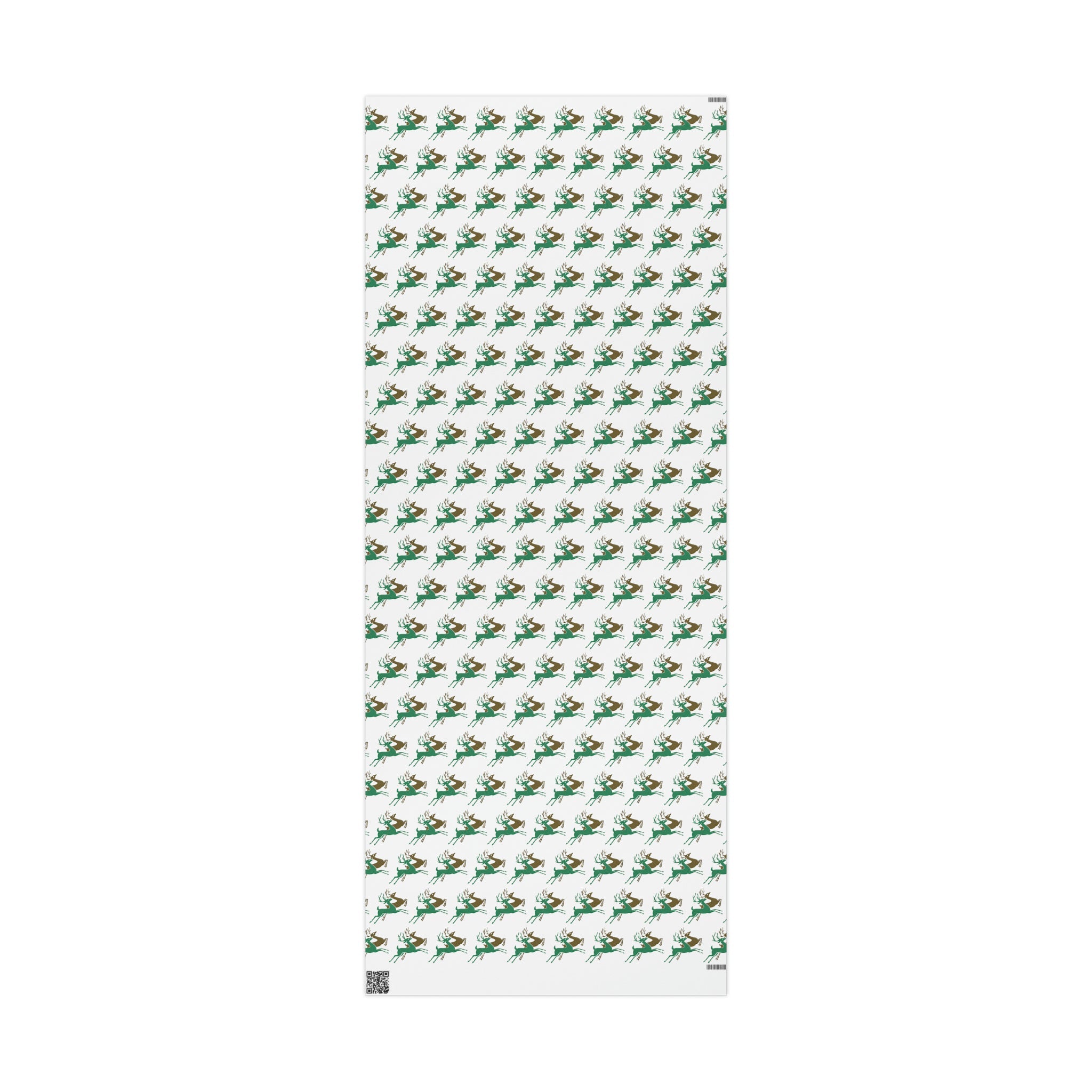 Christmas Reindeer Mid Century Retro Christmas Print Holiday Gift Wrap Paper - Glossy Or Matte