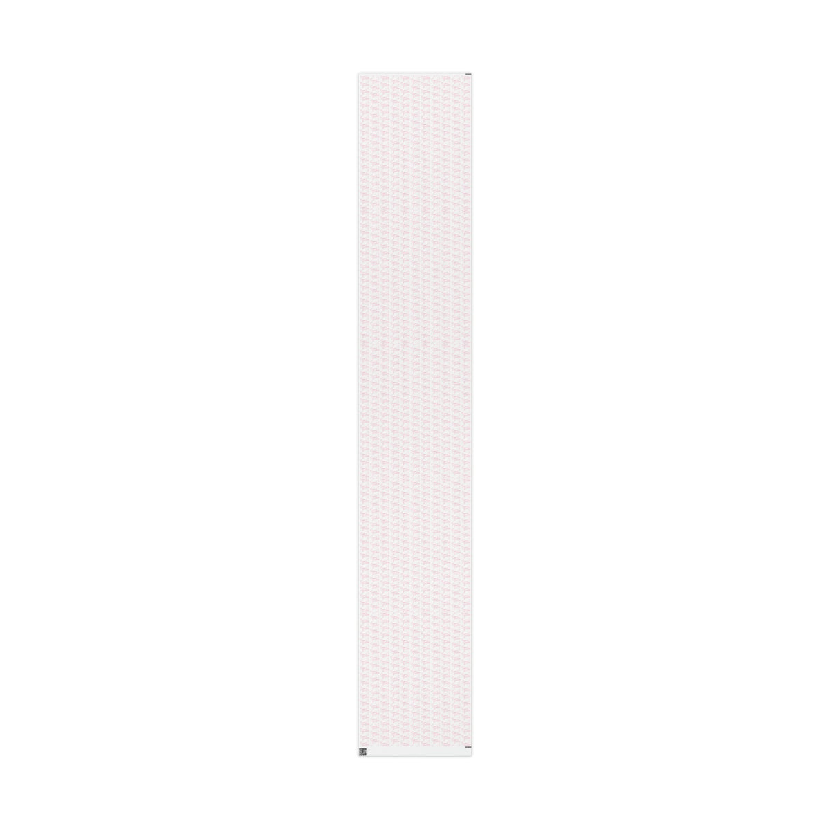 Season's Greetings Pink Dove Pink Retro Style Christmas Print Holiday Gift Wrap Paper - Glossy Or Matte