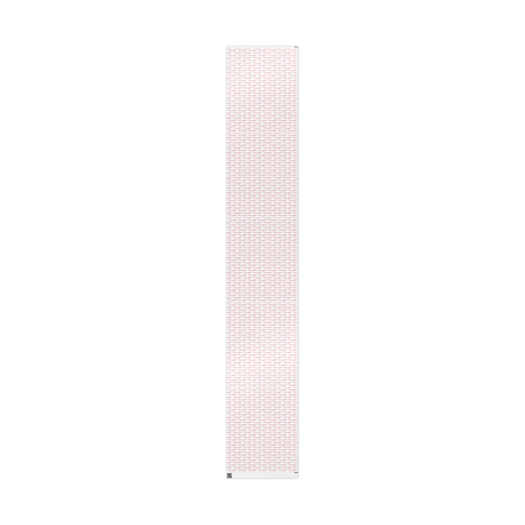 It's A Girl Starburst Atomic Retro Style Baby Shower Gift Wrap Paper - Glossy Or Matte