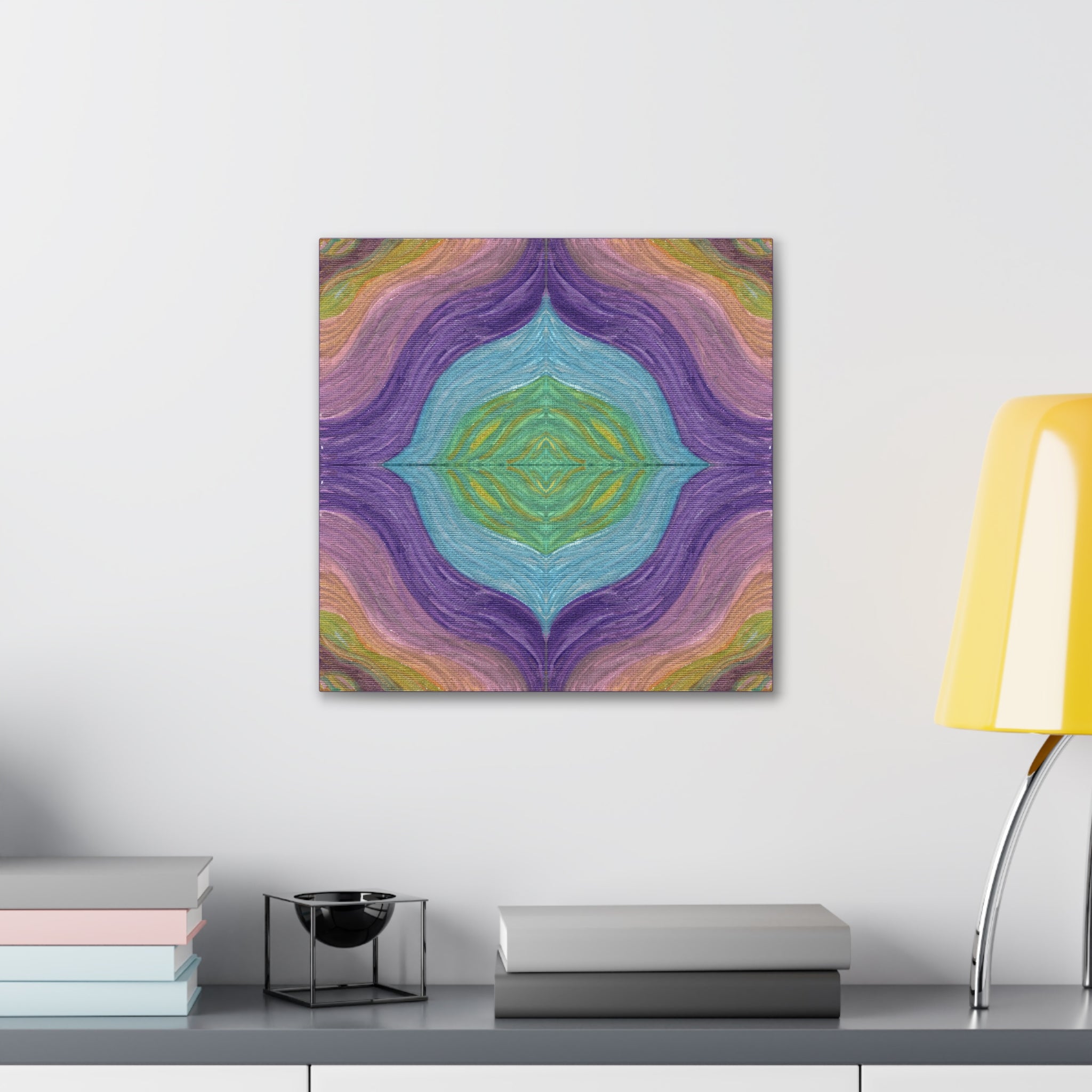 Solar Winds Rainbow 6 Mosaic Caden Caraco Canvas Gallery Wrap