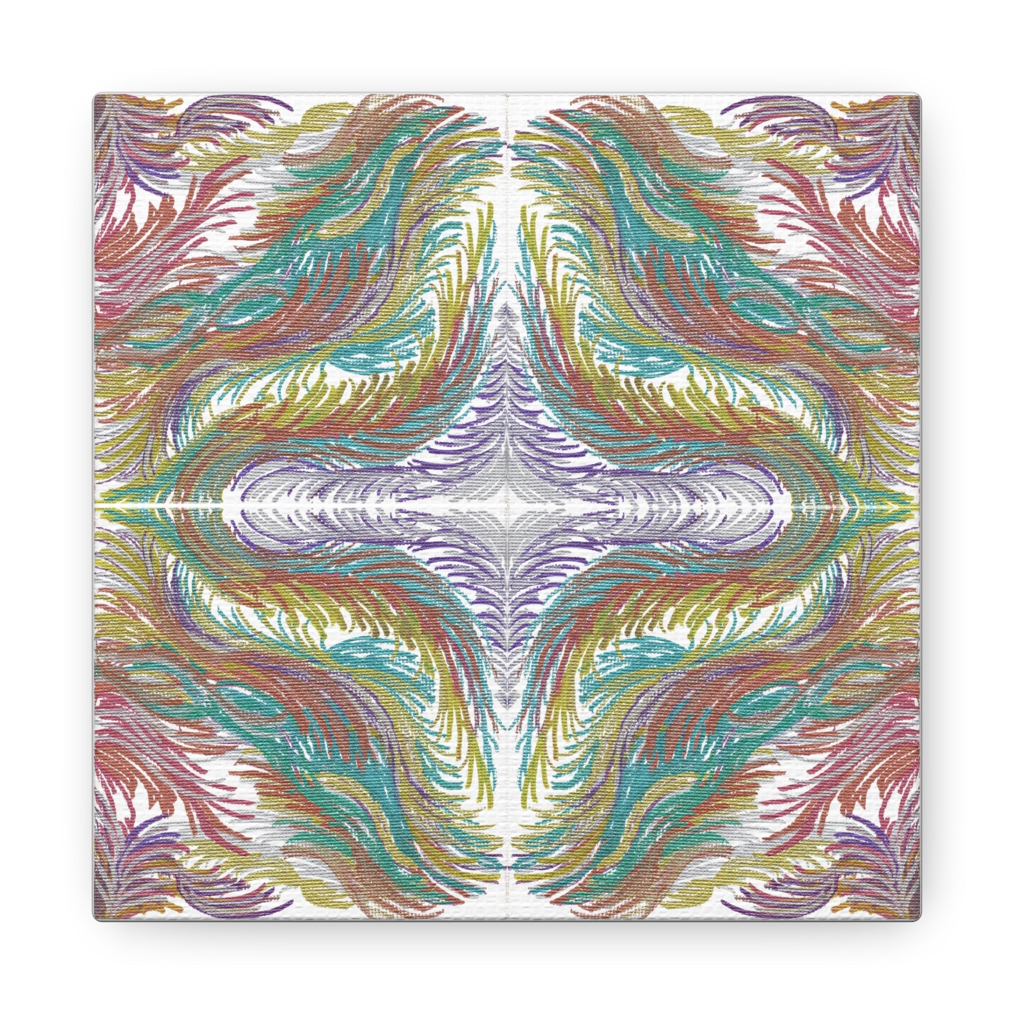 Space Feathers 4 Variation 1 Caden Caraco Canvas Gallery Wrap