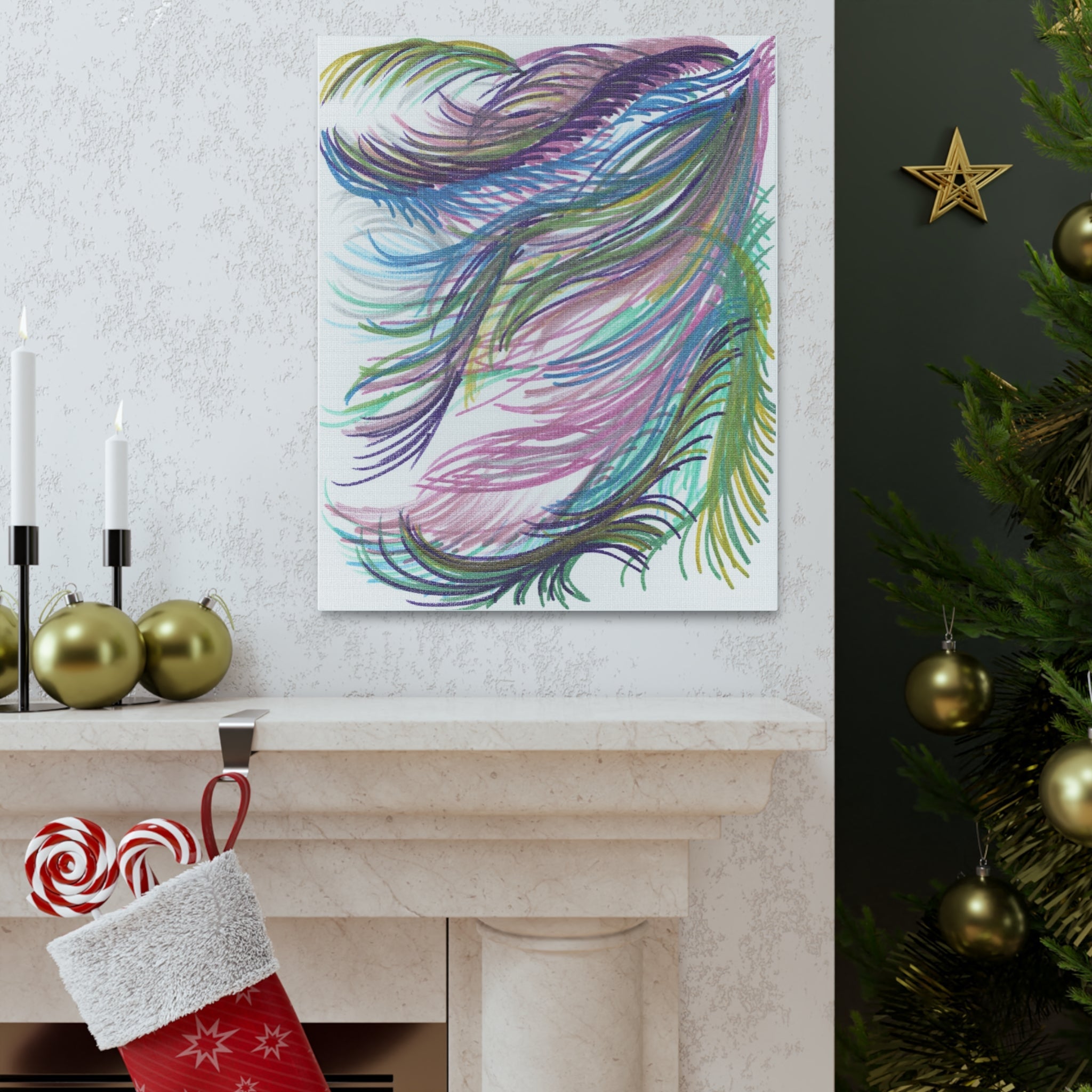 Lyra Leaf Caden Caraco Art Canvas Gallery Wrap