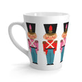 Christmas Toy Soldiers Mid Century Retro Christmas Print Latte Mug