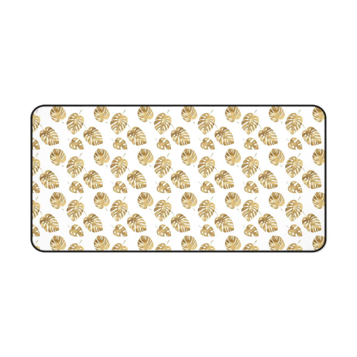 Gold Palm Leaves Desk Mat - 3 size options