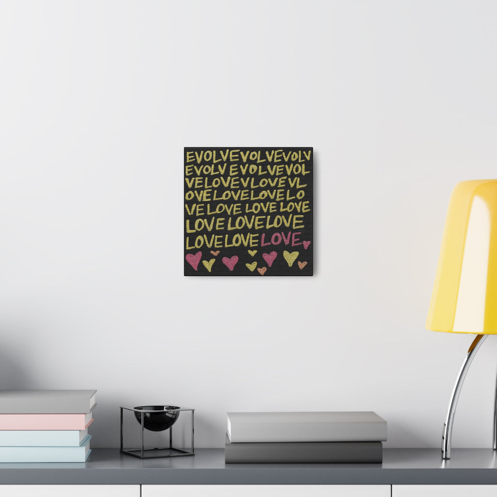 Evolveevlovelove Gold Caden Caraco Canvas Gallery Wrap - Evolve Into Love Collection
