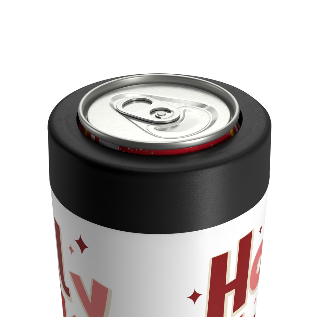 Holly Jolly Season Christmas Stainless Steel Can Holder