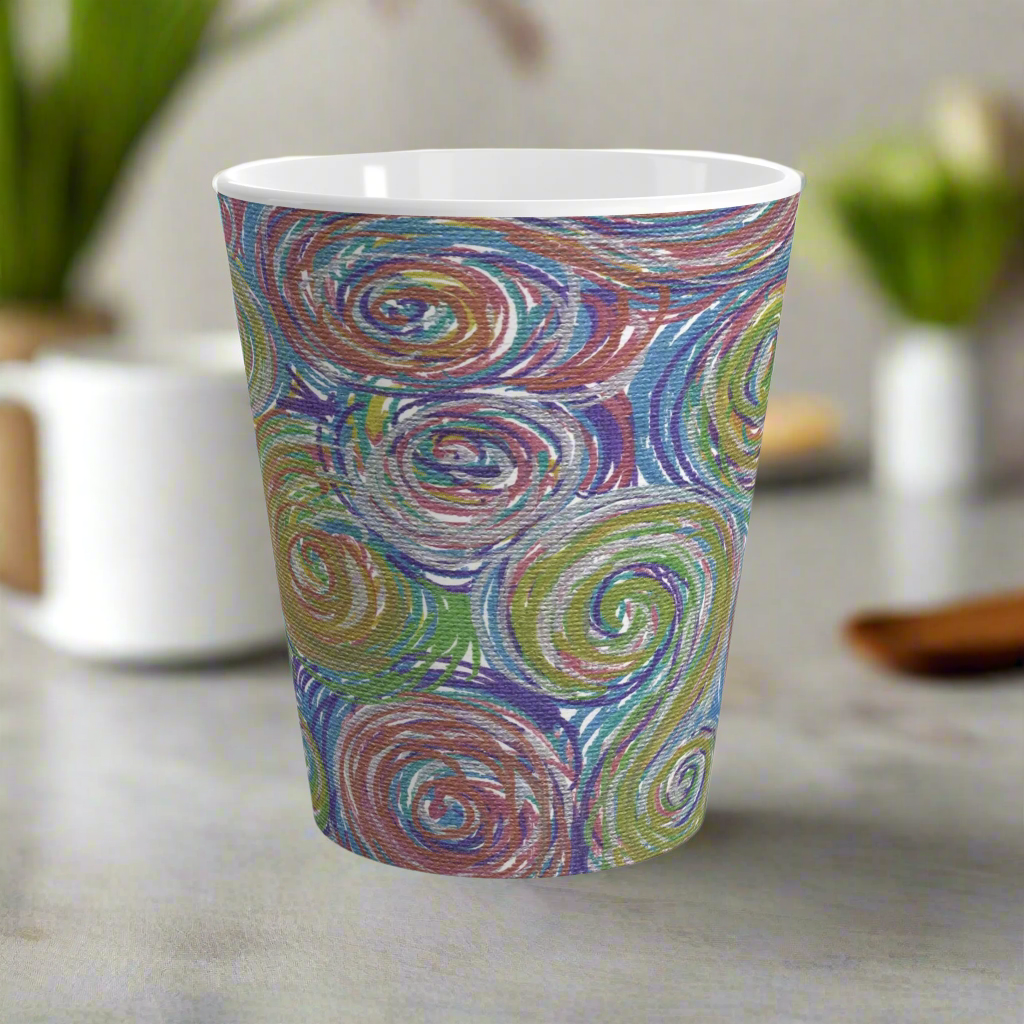 Swirls Of Spirals Caden Caraco Coffee Latte Mug