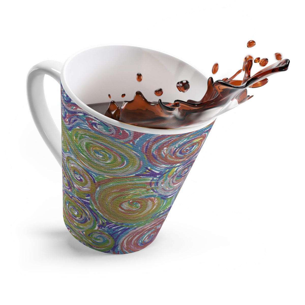 Swirls Of Spirals Caden Caraco Coffee Latte Mug